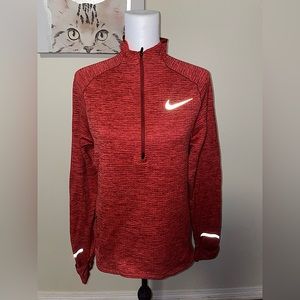 Like New: Nike Dri-Fit Pullover Running Biking Reflective w/ Thumbholes